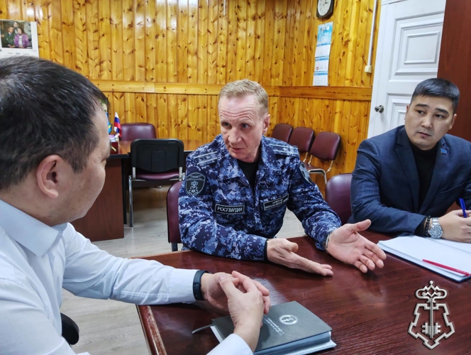 УВО Росгвардии и главы администраций Амгинского и Усть-Алданского районов провели рабочие встречи