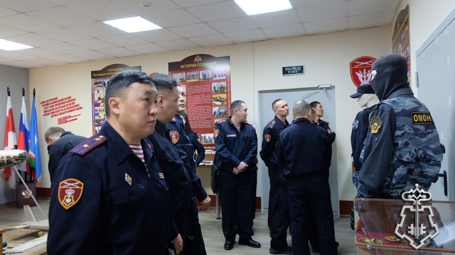 Начальники районных подразделений вневедомственной охраны посетили музей тероргана Росгвардии