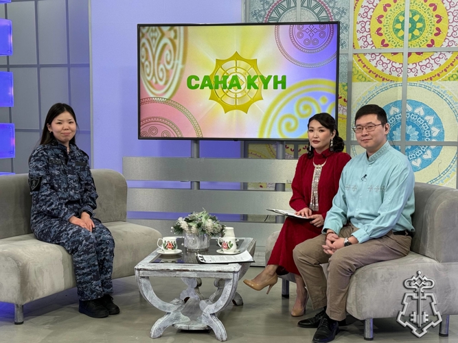 Специалист отделения кадров Якутского ОВО в передаче «Сана Кун» рассказала о службе в Росгвардии