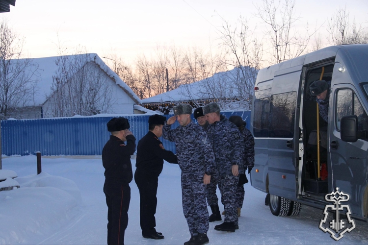 Состоялась рабочая поездка руководства тероргана Росгвардии в Вилюйский и Нюрбинский районы