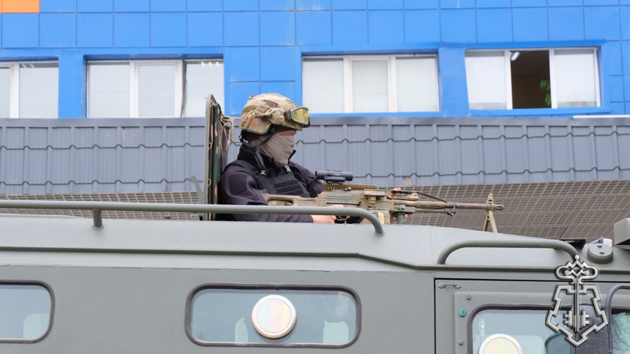 На базе Якутской ГРЭС-1 прошло тактико-специальное занятие Росгвардии