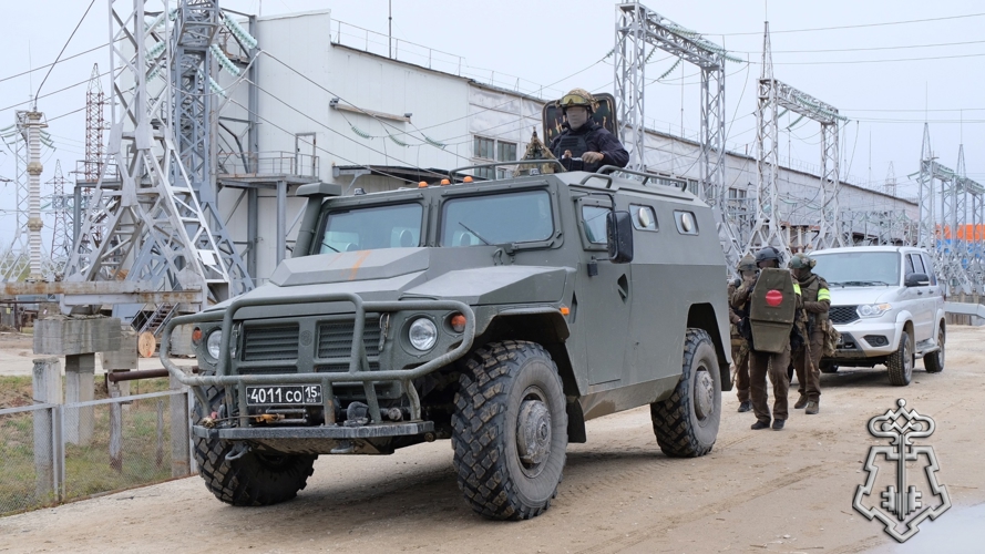 На базе Якутской ГРЭС-1 прошло тактико-специальное занятие Росгвардии