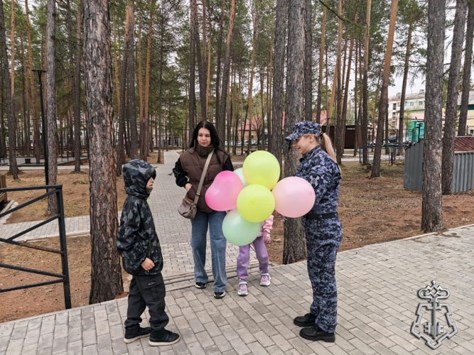 Вневедомственная охрана в Якутии поддержала акцию «Росгвардия на страже детства»