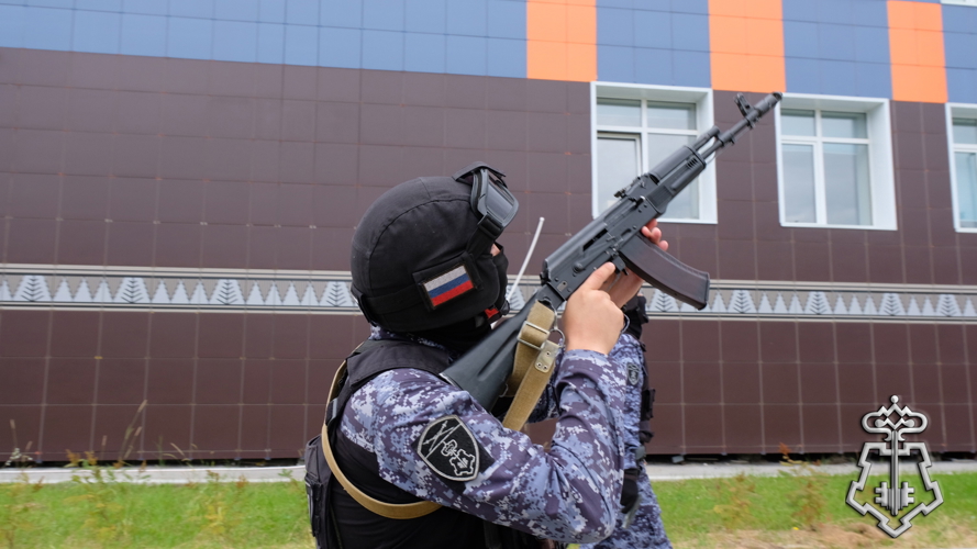 Вневедомственная охрана Росгвардии приняла участие во всероссийских антитеррористических учениях в Якутии