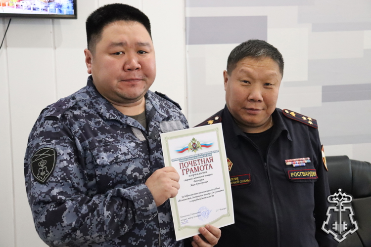 В Якутии отметили 74-ю годовщину образования вневедомственной охраны
